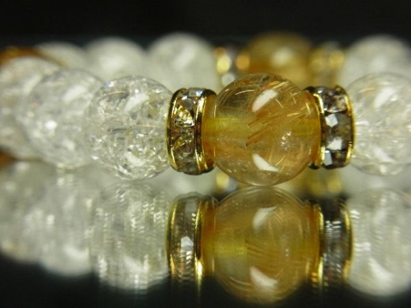 画像9: 天然石ブレスレット セミオーダー！10パターンから選べるルチルMIX天然石数珠ブレスレット  / 誕プレ 魔除け 運気向上 お揃い プレゼント お祝  高品質 / 京海堂