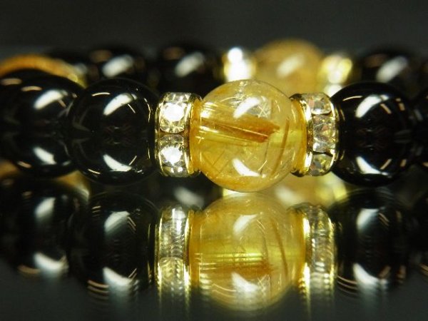 画像12: 天然石ブレスレット セミオーダー！10パターンから選べるルチルMIX天然石数珠ブレスレット  / 誕プレ 魔除け 運気向上 お揃い プレゼント お祝  高品質 / 京海堂