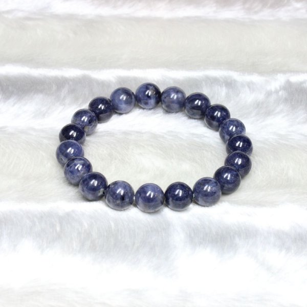 画像4: 9月の誕生石！現品一点限り！サファイア10ミリ数珠ブレス   カリスマ性を引き出すパワーストーン  / 誕プレ 魔除け 運気向上 お揃い プレゼント お祝  高品質 / 京海堂