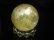 画像5: 現品一点物 ゴールデンカルサイト スフィア レインボー入り 原石 ３３ミリ玉 ７８ｇ 成功と繁栄を呼ぶ 成功の天然石 鑑賞石 ２６