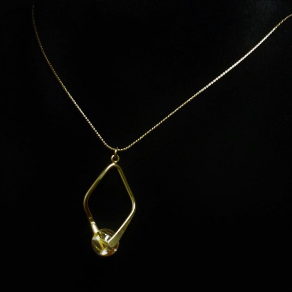 画像3: おすすめ  ハンドメイド  ゴールド  タイチンルチル  ネックレス  HPR2  ツイストバチカン  スクエア  ヘリンボーンチェーン  最強金運  パワーストーン  316Lステンレス  50cm  天然石  ルチル  開運  1点物  誕生日  贈り物   /プレゼント お祝 高品質 / 京海堂