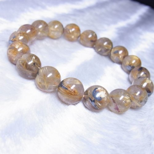 別のアングル写真2: 動画あり  11ミリ  現品一点物  太陽放射ルチル  ブレス   濃密金針水晶  数珠  36g  PtHR19  開運セット付  ヘマタイト  最強金運  数珠  開運  パワーストーン  ルチル  開運  1点物  合格祈願  お守り  誕生日  贈り物   /クリスマスプレゼント お祝 高品質 / 京海堂