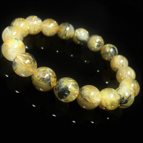 別のアングル写真3: 動画あり  11ミリ  現品一点物  太陽放射ルチル  ブレス   金針水晶数珠  40g  THR35  ヘマタイト  最強金運  開運  パワーストーン  ルチル  開運  1点物  合格祈願  お守り  誕生日  贈り物   /クリスマスプレゼント お祝 高品質 / 京海堂