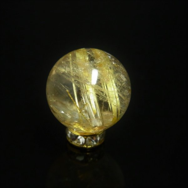 画像5: 現品一点物  13ミリ  粒売り  ゴールド  タイチンルチル  金針水晶 KYT61  虹入水晶  シラー  レインボー  ハンドメイド  クォーツ  天然石  パワーストーン  開運  最強金運  ビーズ  リメイク  誕生日  贈り物   /プレゼント お祝 高品質 / 京海堂