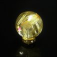 画像2: 虹たっぷり  14ミリ  現品一点物  1粒売り  ゴールドルチル  レインボー  クォーツ  虹入り金針水晶 SPR7  ハンドメイド  天然石  パワーストーン  開運  最強金運  ビーズ  誕生日  贈り物   /プレゼント お祝 高品質 / 京海堂 (2)