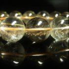 別のアングル写真3: イチオシ １４ミリ 現品一点物 ゴールドルチル ブレスレット 金針水晶数珠 ６０ｇ ＧＫＲ３３ 最強金運 パワーストーン ルチル 水晶 １点物 送料無料 メンズ レディース イベント 旅行の御守り 母の日 誕生日