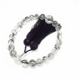 画像2: 一点物  御念珠/頭付房  水晶  クリスタル  トルマリンインクォーツ  仕立て  念珠袋付  本物  天然石  パワーストーン使用  数珠  法事  贈り物   /プレゼント お祝 高品質 / 京海堂 (2)