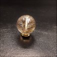 画像2: 透明度抜群  16ミリ  現品一点物  1粒売り  ゴールドルチル  クォーツ  金針水晶 KYG29  ハンドメイド  天然石  パワーストーン  開運  最強金運  ビーズ  誕生日  贈り物   /プレゼント お祝 高品質 / 京海堂 (2)