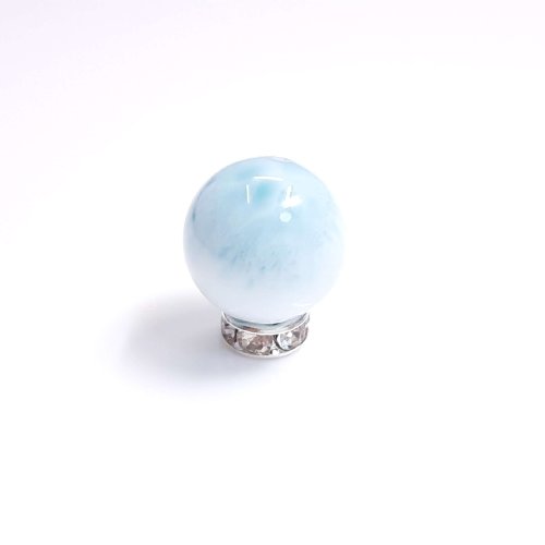 別のアングル写真3: 優しく包む込むストーン  13ミリ  一粒売り  ラリマー  ブルーペクトライト  La20  カリブ海の宝石  癒し  天然石  ヒーリング  パワーストーン  ギフト  / 誕プレ 魔除け 運気向上 お揃い プレゼント お祝  高品質 / 京海堂