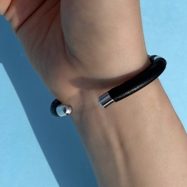 画像6: Mr.ドラゴンヘッド  磁気ヘマタイト  スターカットスピネル  ニューチューブ  バングル  高級感抜群のフェイクレザー使用♪レディース・メンズOK  誕生日  贈り物   プレゼント  nC9  / 誕プレ 魔除け 運気向上 お揃い プレゼント お祝  高品質 / 京海堂