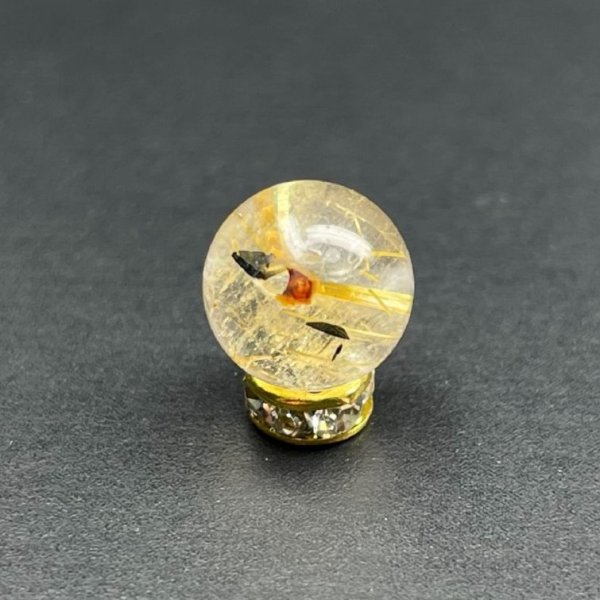 画像6: 8ミリ  現品一点物  1粒売り  Vの字に内包  ゴールドルチル  クォーツ  金針水晶  STU13  ハンドメイド  天然石  パワーストーン  開運  最強金運  ビーズ  誕生日  贈り物   /クリスマスプレゼント お祝 高品質 / 京海堂