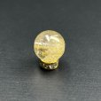 画像2: 8ミリ  現品一点物  1粒売り  ゴールドルチル  クォーツ  金針水晶  STU15  ハンドメイド  天然石  パワーストーン  開運  最強金運  ビーズ  誕生日  贈り物   /プレゼント お祝 高品質 / 京海堂 (2)