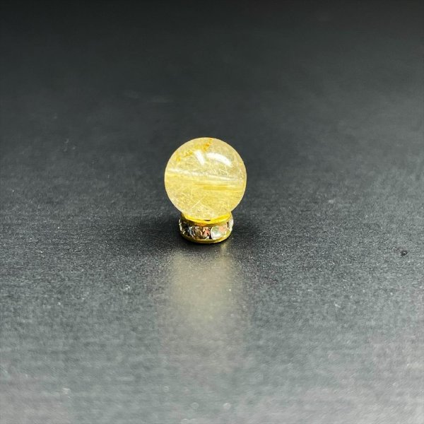 画像5: 8ミリ  現品一点物  1粒売り  ゴールドルチル  クォーツ  ヘマタイト入り金針水晶  STU11  ハンドメイド  天然石  パワーストーン  開運  最強金運  ビーズ  誕生日  贈り物   /クリスマスプレゼント お祝 高品質 / 京海堂