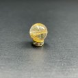 画像4: 8ミリ  現品一点物  1粒売り  ゴールドルチル  クォーツ  金針水晶  STU14  ハンドメイド  天然石  パワーストーン  開運  最強金運  ビーズ  誕生日  贈り物   /クリスマスプレゼント お祝 高品質 / 京海堂 (4)