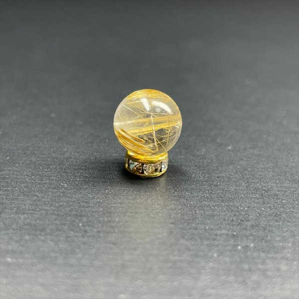 画像4: 8ミリ  現品一点物  1粒売り  ゴールドルチル  クォーツ  金針水晶  STU14  ハンドメイド  天然石  パワーストーン  開運  最強金運  ビーズ  誕生日  贈り物   /クリスマスプレゼント お祝 高品質 / 京海堂