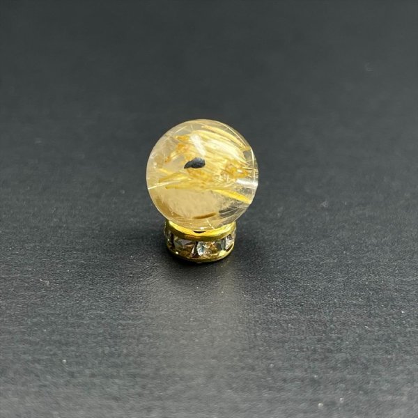 画像6: 8ミリ  現品一点物  1粒売り  ゴールドルチル  クォーツ  金針水晶  STU14  ハンドメイド  天然石  パワーストーン  開運  最強金運  ビーズ  誕生日  贈り物   /クリスマスプレゼント お祝 高品質 / 京海堂