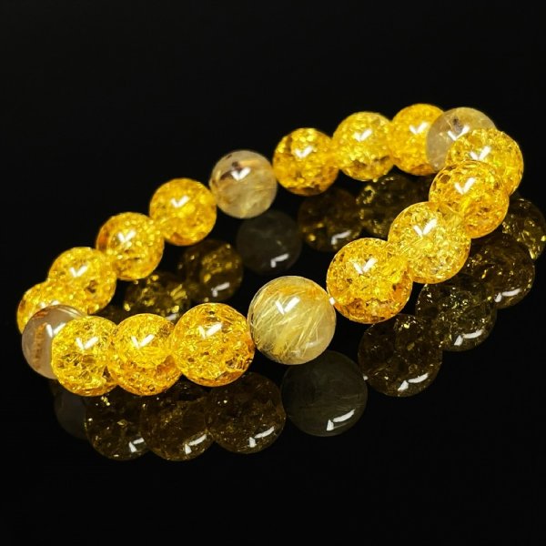 画像6: 相性抜群の組み合わせ  10mm  パワーストーン  ゴールドルチル  シトリン  クラック  ブレス   11月  誕生石  金運  財運  仕事運  天然石  爆裂黄水晶  クリスタル  開運  誕生日  ギフト  贈り物    CKR2  / 誕プレ 魔除け 運気向上 お揃い プレゼント お祝  高品質 / 京海堂