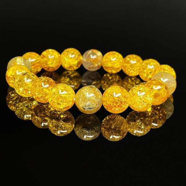 画像7: 相性抜群の組み合わせ  10mm  パワーストーン  ゴールドルチル  シトリン  クラック  ブレス   11月  誕生石  金運  財運  仕事運  天然石  爆裂黄水晶  クリスタル  開運  誕生日  ギフト  贈り物    CKR2  / 誕プレ 魔除け 運気向上 お揃い プレゼント お祝  高品質 / 京海堂