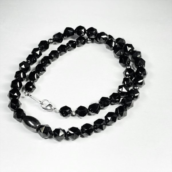 画像9: 高級感・重厚感抜群  ヘマタイト  スターカットスピネル  パワーストーン  磁気  ネックレス  jn7  / 誕プレ 魔除け 運気向上 お揃い クリスマスプレゼント お祝  高品質 / 京海堂