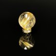 画像2: 輝きがハンパない  11ミリ  一点物  1粒売り  ゴールドルチル  クォーツ  金針水晶 KYG38  誕生日  贈り物   /プレゼント お祝 高品質 / 京海堂 (2)