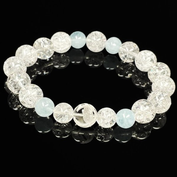 画像4: 健康長寿を叶える神獣  10ミリ  風水神  玄武  本水晶  クリスタル  クラック水晶  アクアマリン  ブレス   天然石  数珠  ハワイアン  ホヌ  パワーストーン  虹が綺麗  金運  健康運  開運  縁起物  誕生日  ギフト  贈り物    genb2  / 誕プレ 魔除け 運気向上 お揃い クリスマスプレゼント お祝  高品質 / 京海堂