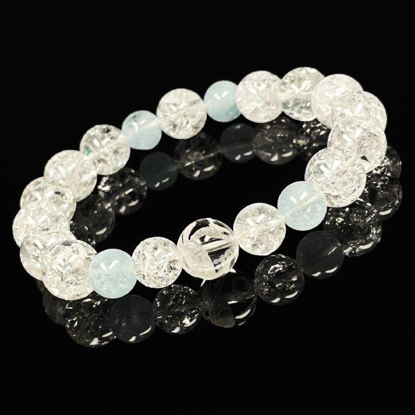 画像6: 健康長寿を叶える神獣  10ミリ  風水神  玄武  本水晶  クリスタル  クラック水晶  アクアマリン  ブレス   天然石  数珠  ハワイアン  ホヌ  パワーストーン  虹が綺麗  金運  健康運  開運  縁起物  誕生日  ギフト  贈り物    genb2  / 誕プレ 魔除け 運気向上 お揃い クリスマスプレゼント お祝  高品質 / 京海堂