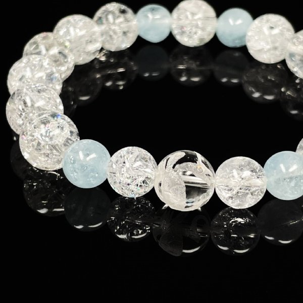 画像8: 健康長寿を叶える神獣  10ミリ  風水神  玄武  本水晶  クリスタル  クラック水晶  アクアマリン  ブレス   天然石  数珠  ハワイアン  ホヌ  パワーストーン  虹が綺麗  金運  健康運  開運  縁起物  誕生日  ギフト  贈り物    genb2  / 誕プレ 魔除け 運気向上 お揃い クリスマスプレゼント お祝  高品質 / 京海堂