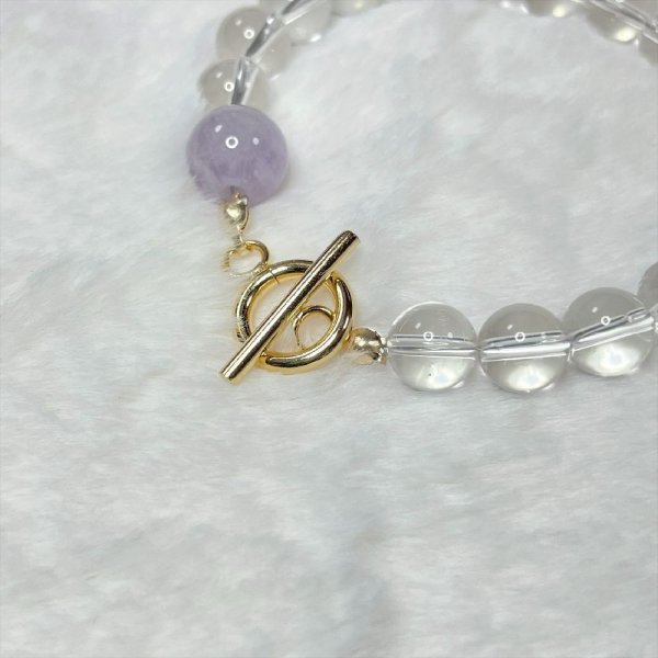 画像4: ☆神経を癒し安らかな睡眠を手に入れる天然石☆ラベンダー  アメジスト  水晶  クリスタル  お洒落  マンテル  ブレス   nao4  天然石  ルチル  開運  誕生日  贈り物   /クリスマスプレゼント お祝 高品質 / 京海堂