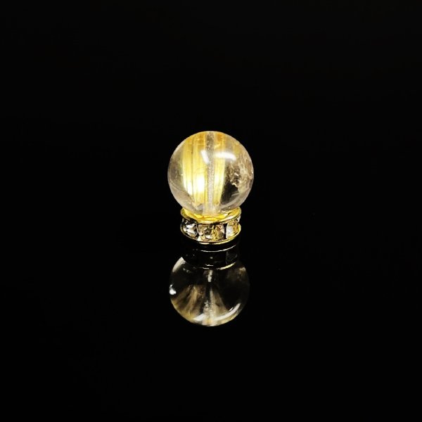 画像3: 一点物  8ミリ  1粒売り  タイチンルチル  天然石  金針水晶  KTT3  誕生日  リメイク  贈り物   /クリスマスプレゼント お祝 高品質 / 京海堂