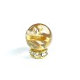 画像7: 一部凹みあり  9ミリ  一点物  1粒売り  ゴールド  タイチンルチル  天然石  金針水晶  KPt25  誕生日  リメイク  贈り物    お守り  ギフト  / 誕プレ 魔除け 運気向上 お揃い プレゼント お祝  高品質 / 京海堂