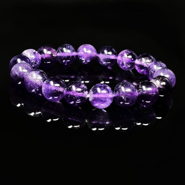 画像8: 真実の愛を守り抜く石  アメジスト  ブレス   10ミリ  2月  誕生石  天然石  高貴な輝き  商売繁盛  パワーストーン  開運  金運  成功運  誕生日  ギフト  贈り物    AM2  / 誕プレ 魔除け 運気向上 お揃い クリスマスプレゼント お祝  高品質 / 京海堂