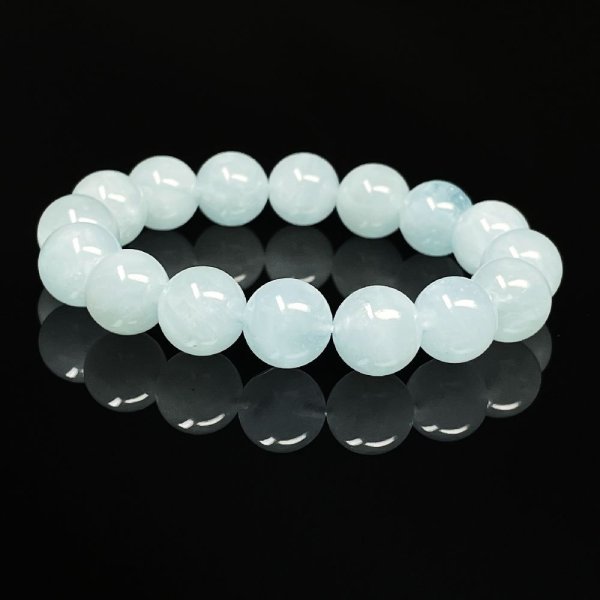 画像11: 幸せな結婚を象徴する  アクアマリン  ブレス   12ミリ  3月  誕生石  天然石  天使の石  子宝に恵まれる  パワーストーン  開運  金運  誕生日  ギフト  贈り物    AQ3  / 誕プレ 魔除け 運気向上 お揃い プレゼント お祝  高品質 / 京海堂