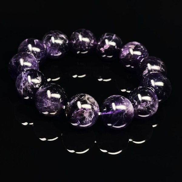 画像4: 成功をサポートする  アメジスト  ブレス   16ミリ  2月  誕生石  天然石  商売繁盛  高貴な輝き  恋愛のお守り  真実の愛  パワーストーン  開運  金運  成功運  誕生日  ギフト  贈り物    AM5  / 誕プレ 魔除け 運気向上 お揃い クリスマスプレゼント お祝  高品質 / 京海堂