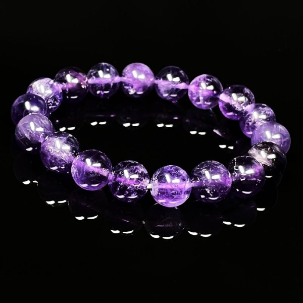 画像4: 真実の愛を守り抜く石  アメジスト  ブレス   10ミリ  2月  誕生石  天然石  高貴な輝き  商売繁盛  パワーストーン  開運  金運  成功運  誕生日  ギフト  贈り物    AM2  / 誕プレ 魔除け 運気向上 お揃い クリスマスプレゼント お祝  高品質 / 京海堂