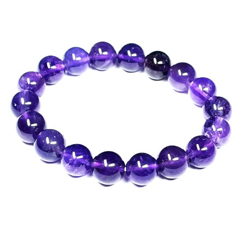 別のアングル写真2: 真実の愛を守り抜く石  アメジスト  ブレス   10ミリ  2月  誕生石  天然石  高貴な輝き  商売繁盛  パワーストーン  開運  金運  成功運  誕生日  ギフト  贈り物    AM2  / 誕プレ 魔除け 運気向上 お揃い クリスマスプレゼント お祝  高品質 / 京海堂
