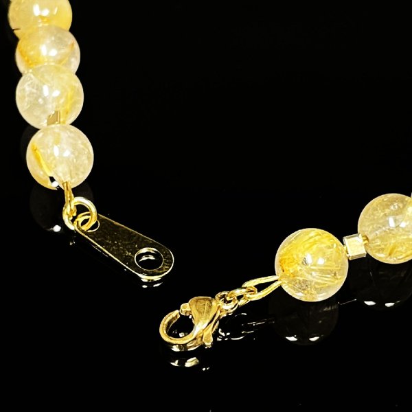 画像5: 勝利へと導く天然石  磁気ヘマタイト  ゴールド  タイチンルチル  パワーストーン  ネックレス  プロスポーツ選手も愛用する  金属アレルギー対応  ステンレス  jn13  / 誕プレ 魔除け 運気向上 お揃い プレゼント お祝  高品質 / 京海堂