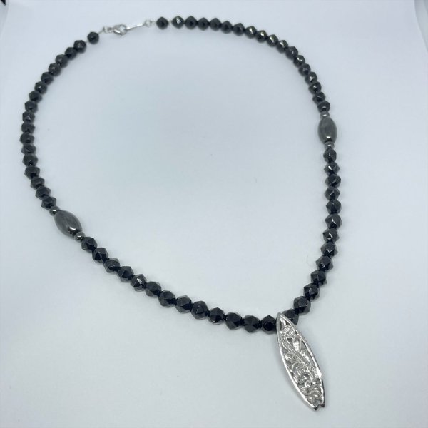 画像6: ハワイアンジュエリー×磁気ネックレス  ハワイアンサーフボード  磁気ヘマタイト  スターカット  ブラックスピネル  パワーストーン  ネックレス  プロスポーツ選手も愛用する  jn14  / 誕プレ 魔除け 運気向上 お揃い クリスマスプレゼント お祝  高品質 / 京海堂