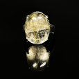 画像1: 鋭いルチルが魅力的  現品一点物  ゴールドルチルリング  TRr6  9号〜フリーサイズ  金針水晶  シルバー925  指輪  最強金運  高級  パワーストーン  ルチル  誕生日  贈り物    ギフト  / 誕プレ 魔除け 運気向上 お揃い クリスマスプレゼント お祝  高品質 / 京海堂 (1)