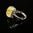 画像3: 奥に秘めた虹  現品一点物  ゴールド  ルチルクォーツ  リング  TRr10  9号〜フリーサイズ  金針水晶  シルバー925  指輪  最強金運  高級  パワーストーン  ルチル  誕生日  贈り物    ギフト  / 誕プレ 魔除け 運気向上 お揃い プレゼント お祝  高品質 / 京海堂