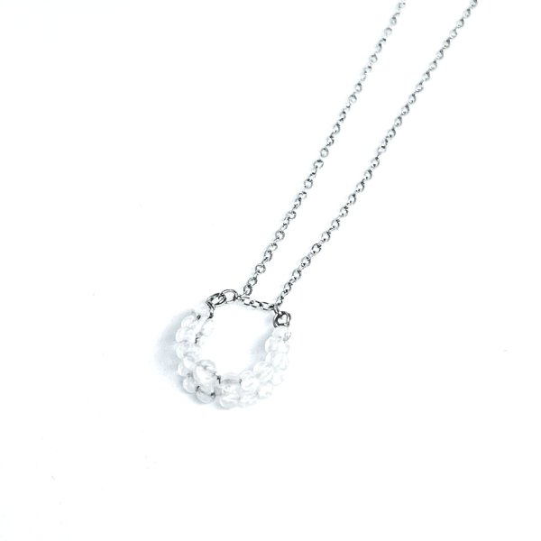 画像4: 幸運をもたらす縁起物  64面カットクリスタル  マリーナチェーン  ホースシューネックレス  hS7  2連タイプ  ステンレス  金属アレルギー対応  アクセサリー  天然石  パワーストーン  人気  誕生日  ギフト  贈り物    / 誕プレ 魔除け 運気向上 お揃い クリスマスプレゼント お祝  高品質 / 京海堂