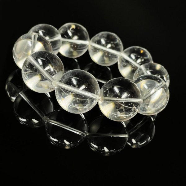 画像4: 運命を好転させる  本水晶  クリスタル  ブレス   22ミリ  4月  誕生石  天然石  運気上昇  厄払い  お守り  パワーストーン  開運  金運  誕生日  ギフト  贈り物    Sui22  / 誕プレ 魔除け 運気向上 お揃い クリスマスプレゼント お祝  高品質 / 京海堂