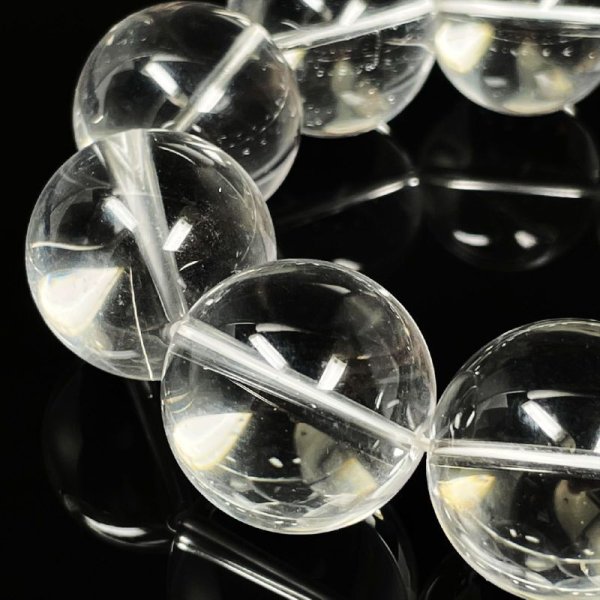 画像11: 運命を好転させる  本水晶  クリスタル  ブレス   22ミリ  4月  誕生石  天然石  運気上昇  厄払い  お守り  パワーストーン  開運  金運  誕生日  ギフト  贈り物    Sui22  / 誕プレ 魔除け 運気向上 お揃い クリスマスプレゼント お祝  高品質 / 京海堂