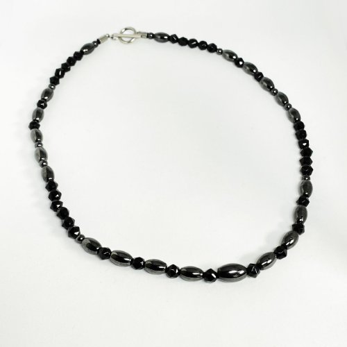 別のアングル写真2: 運動パフォーマンス向上  ヘマタイト  スターカットスピネル  天然石  磁気  ネックレス  マンテルパーツもお洒落  開運  お守り  おすすめ  ギフト  贈り物    誕生日  誕生日  jn16  / 誕プレ 魔除け 運気向上 お揃い プレゼント お祝  高品質 / 京海堂