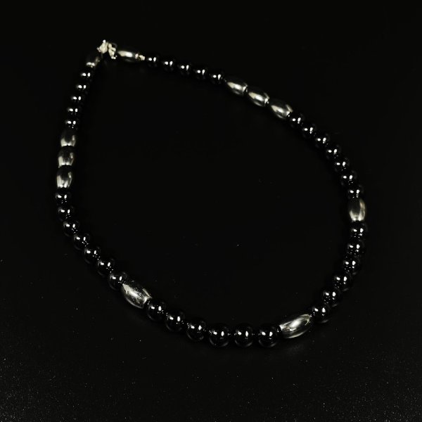 画像6: 漆黒デザインがカッコいい  ヘマタイト  ブラックオニキス  パワーストーン  磁気  ネックレス  プロスポーツ選手も愛用する  アクセサリー  jn21  / 誕プレ 魔除け 運気向上 お揃い クリスマスプレゼント お祝  高品質 / 京海堂