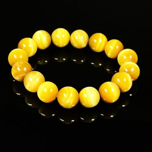 別のアングル写真3: 決断力を養うパワーストーン  ゴールデンタイガーアイ  ブレス   12ミリ  gt12  / 誕プレ 魔除け 運気向上 お揃い クリスマスプレゼント お祝  高品質 / 京海堂