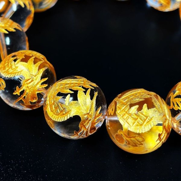 画像6: 運命を好転させる数珠  16ミリ  風水神  皇帝龍  本水晶  クリスタル  ブレス   天然石  邪気払い  浄化  パワー充填  最強金運  パワーストーン  開運  誕生日  縁起物  ギフト  贈り物    zenryu7  / 誕プレ 魔除け 運気向上 お揃い プレゼント お祝  高品質 / 京海堂