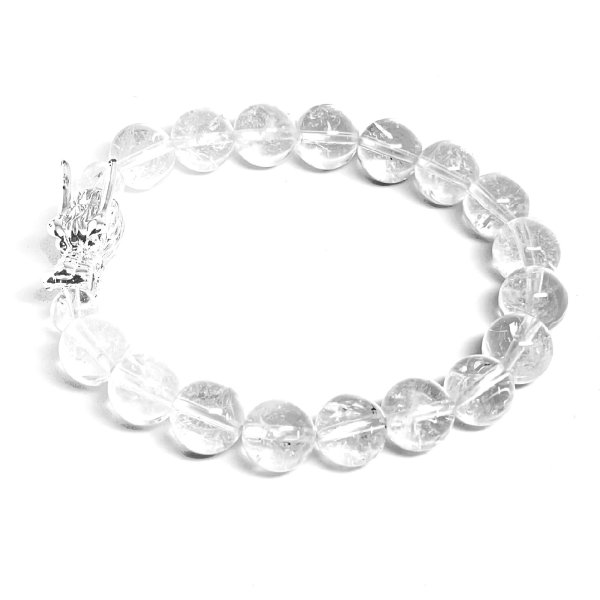 画像9: ドラゴンヘッド＆レインボー  10ミリ  8ミリ  お勧め  現品一点物  シルバールチル  ブレス   ryujin3  40g  シラー  虹入銀針水晶  天然石  パワーストーン  クォーツ  誕生日  贈り物    ギフト  商品動画あり  / 誕プレ 魔除け 運気向上 お揃い プレゼント お祝  高品質 / 京海堂