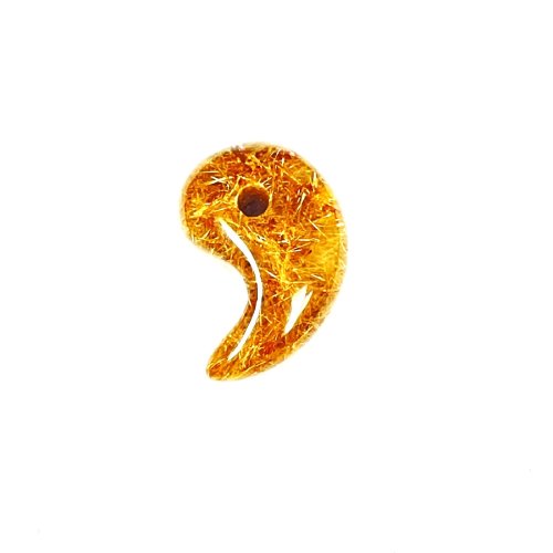 別のアングル写真3: 超濃密針が凄い  現品一点物  ゴールドルチル  勾玉  Mr95  金針水晶  お守り  不思議な力  天然石  パワーストーン  人気  ネックレス  ルチル  クォーツ  合格祈願  最強金運  誕生日  贈り物   /プレゼント お祝 高品質 / 京海堂
