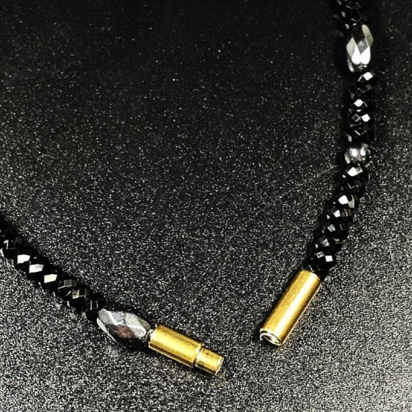 画像5: ゴールドクラスプがゴージャス  カットヘマタイト  ブラックスピネル  パワーストーン  磁気ネックレス  ツインクラスプ仕様  プロスポーツ選手も愛用する  金属アレルギー対応  jgn1  / 誕プレ 魔除け 運気向上 お揃い クリスマスプレゼント お祝  高品質 / 京海堂