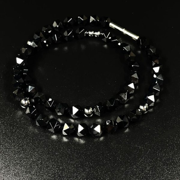 画像10: ワイルドに決まるパワーストーン  浮彫皇帝龍本水晶プレート  20面カットオニキス  磁気ヘマタイト  ネックレス  こだわり  URn14  ギフト  / 誕プレ 魔除け 運気向上 お揃い クリスマスプレゼント お祝  高品質 / 京海堂